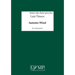 Lu&iacute;s Tinoco: Autumn Wind (Wind Quintet Parts)