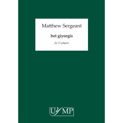 Matthew Sergeant: Bet Giyorgis (Score)