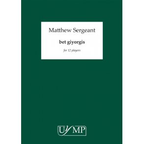 Matthew Sergeant: Bet Giyorgis (Score)