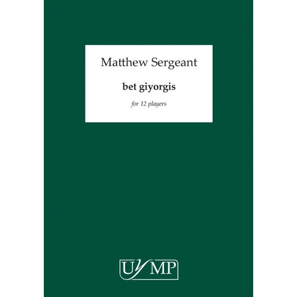Matthew Sergeant: Bet Giyorgis (Score)