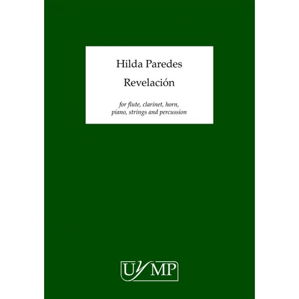 Hilda Paredes: Revelacin (Study Score)
