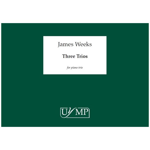 Weeks Three Trios Pf/Vln/Vlc Sc