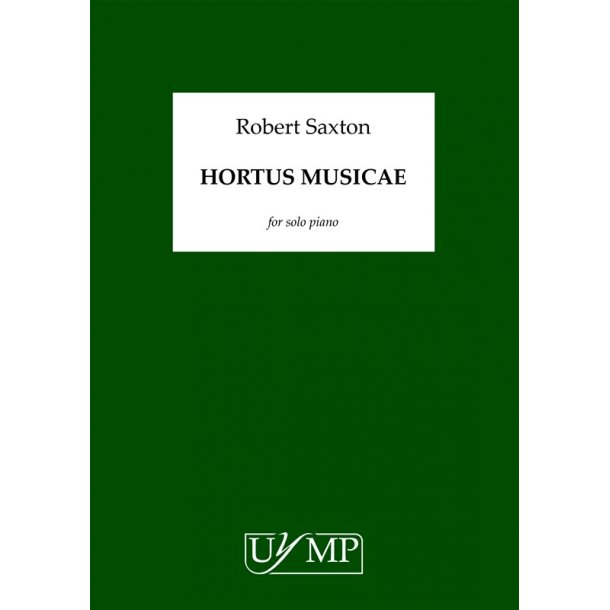 Saxton Hortus Musicae Pf Sc