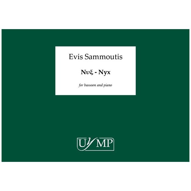 Evis Sammoutis: '??? - Nyx' (Score And Parts)