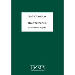 Sadie Harrison: Heartoutbursts! - Baritone Voice And Piano Performing Score