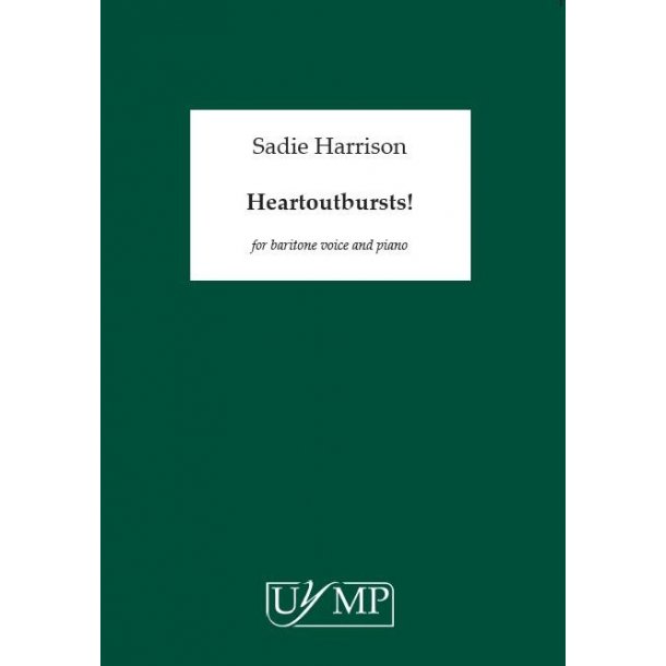 Sadie Harrison: Heartoutbursts! - Baritone Voice And Piano Performing Score