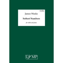 James Weeks: Softest Numbers (2 Performing Scores)