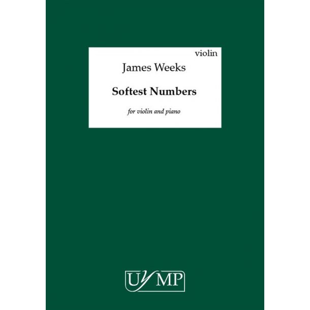 James Weeks: Softest Numbers (2 Performing Scores)