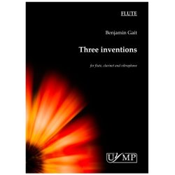 Benjamin Gait: Three Inventions (Three Performing Scores)