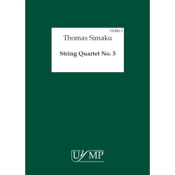 Thomas Simaku: String Quartet No.5