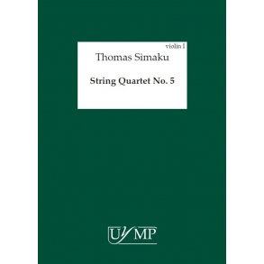 Thomas Simaku: String Quartet No.5