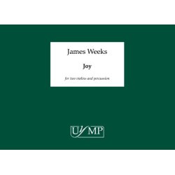 James Weeks: Joy - Study Score (A4 Landscape Bound)