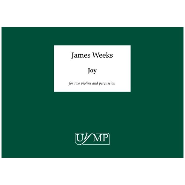 James Weeks: Joy - Study Score (A4 Landscape Bound)