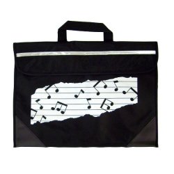 Mapac: Music Bag Duo - Music Notes (Black)