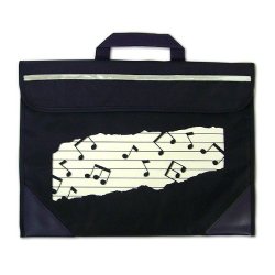 Mapac: Music Bag Duo - Music Notes (Navy)