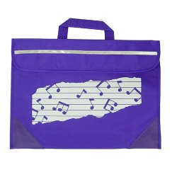 Mapac: Music Bag Duo - Music Notes (Purple)
