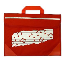 Mapac: Music Bag Duo - Music Notes (Red)
