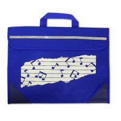 Mapac: Music Bag Duo - Music Notes (Royal Blue)