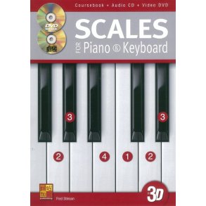 Fred Stinson: Scales For Piano And Keyboard (Book/CD/DVD)