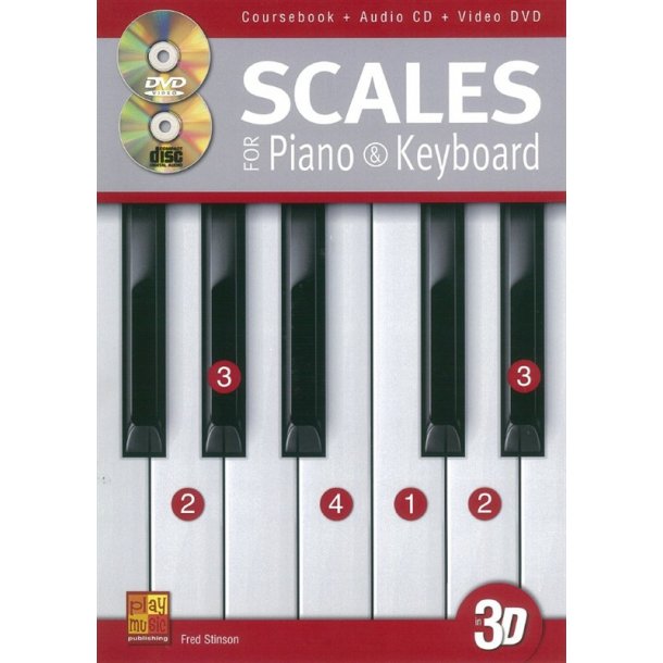 Fred Stinson: Scales For Piano And Keyboard (Book/CD/DVD)
