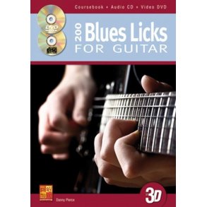 200 Blues Licks For Guitar (Book/CD/DVD)
