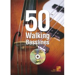 Brad Tucker: 50 Walking Basslines (Book/CD)