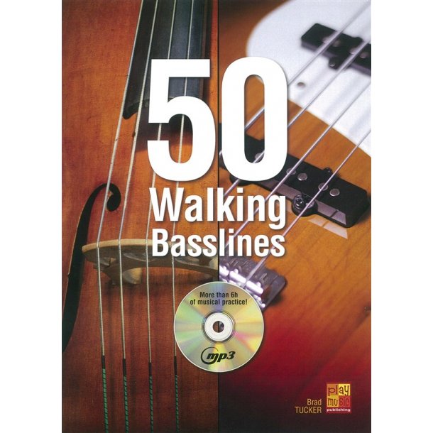 Brad Tucker: 50 Walking Basslines (Book/CD)