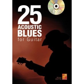 25 Acoustic Blues For Guitar (Book/DVD)