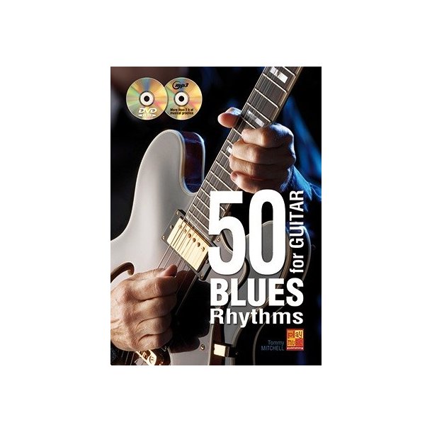 Tommy Mitchell: 50 Blues Rhythms For Guitar (Book/CD/DVD)