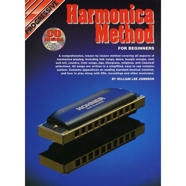 Progressive Harmonica Method For Beginners (Book/CD)