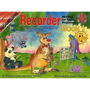 Progressive: Recorder Method For Young Beginners - Book 1 (Book/CD)