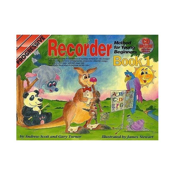 Progressive: Recorder Method For Young Beginners - Book 1 (Book/CD)
