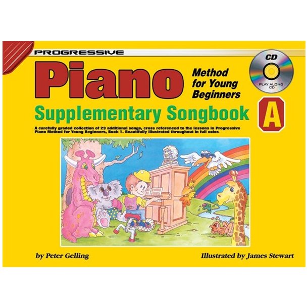 Prog Pf Yng Beg Supp Sngbk A Bk/Cd