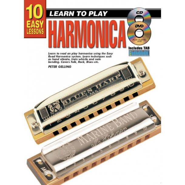 Peter Gelling: Learn To Play Harmonica (CD And DVD)