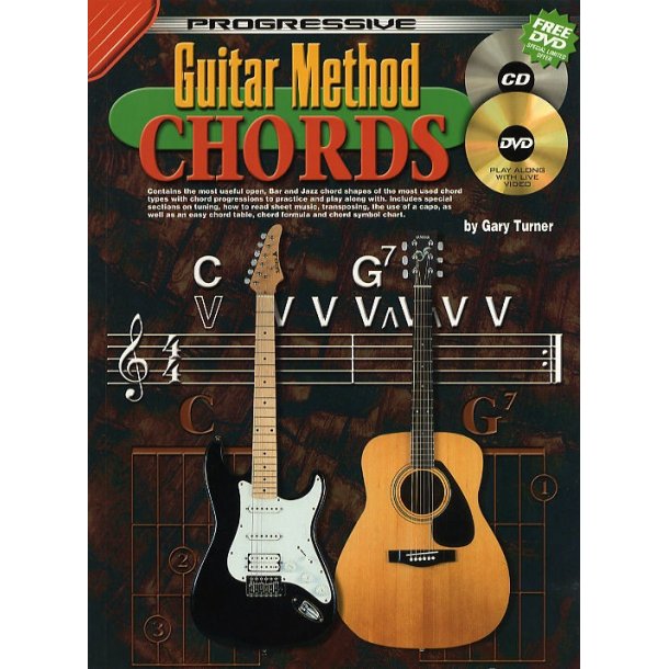 Progressive Guitar Method Chords (Book/CD/DVD)