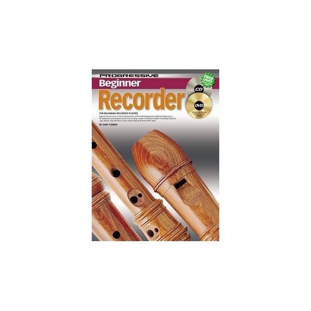 Progressive: Beginner Recorder (Book/CD/DVD)