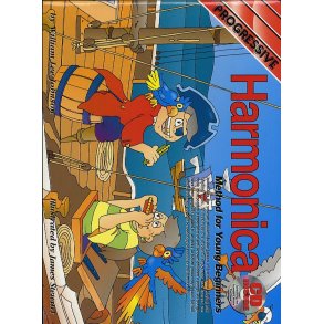 William Lee Johnson: Progressive Harmonica Method For Young Beginners (Book/Cd)
