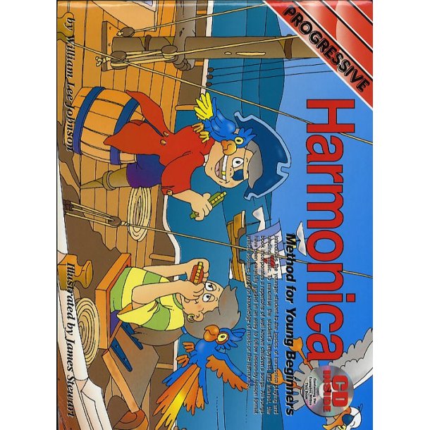 William Lee Johnson: Progressive Harmonica Method For Young Beginners (Book/Cd)