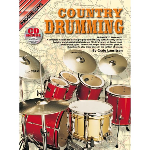 Progressive Country Drumming Bk/Cd