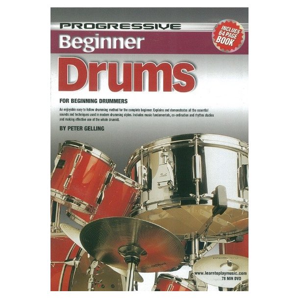 Progressive: Beginner Drums (DVD With Small Booklet)