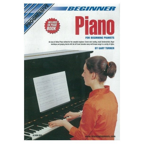 Progressive: Beginner Piano (DVD With Small Booklet) - Piano - Stepnote Aps