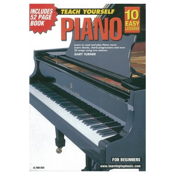 10 Easy Lessons: Teach Yourself Piano (DVD With Small Booklet)