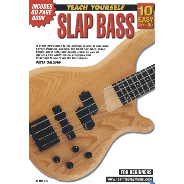 10 Easy Lessons: Teach Yourself Slap Bass (DVD With Small Booklet)