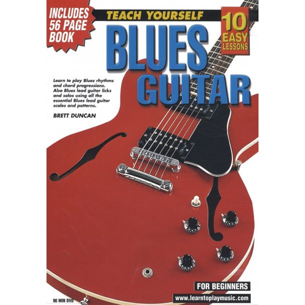 10 Easy Lessons: Teach Yourself Blues Guitar (DVD With Small Booklet)