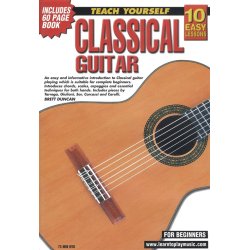 10 Easy Lessons: Teach Yourself Classical Guitar (DVD With Small Booklet)