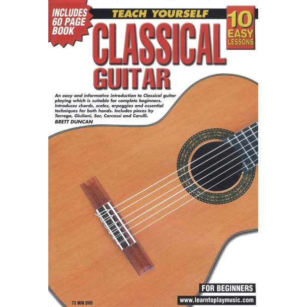 10 Easy Lessons: Teach Yourself Classical Guitar (DVD With Small Booklet)