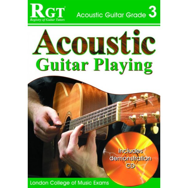 Registry of Guitar Tutors: Acoustic Guitar Playing - Grade 3 (Book and CD)