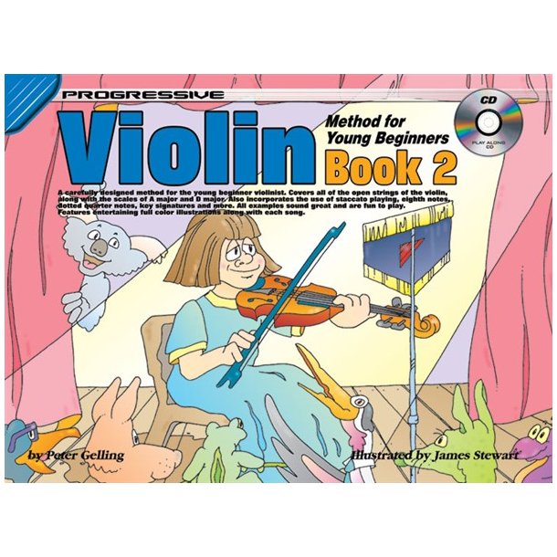 Prog Violin Young Beg Bk 2 Vln Bk/Cd