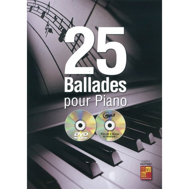Frederic Dautigny: 25 Ballades Pour Piano (Book/CD/DVD)