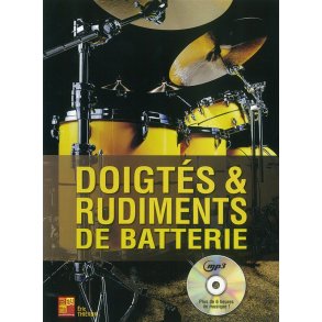 Doigtés & Rudiments De Batterie (Book/CD)
